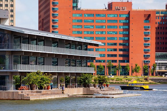 Floating Office at the Rijnhaven.