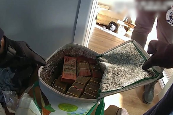 Evidence seized during the months-long investigation.