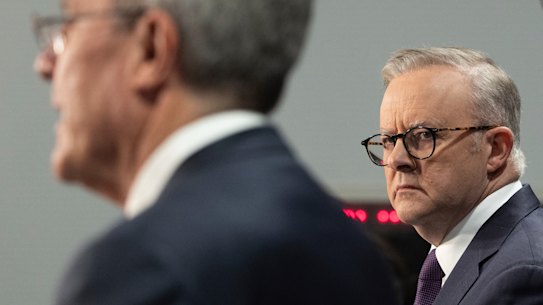 Attorney-General Mark Dreyfus and Prime Minister Anthony Albanese.