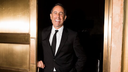 Jerry Seinfeld has again been heckled by pro-Palestinian protesters on his Australian tour.