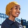 INK article ID p5mpwl.  Sifan Hassan during a press call at the Sydney Opera House, in Sydney, Thursday, 28 August 2025. The marathon is set to be run on Sunday.  Also competing are the Blue Line Legends who are an exclusive club of runners who have entered every Sydney Marathon since it was first opened to the public in 2001.   Photo: Sam Mooy / The Sydney Morning Herald