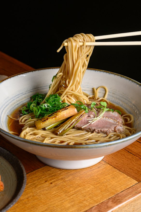 Duck shoyu ramen.