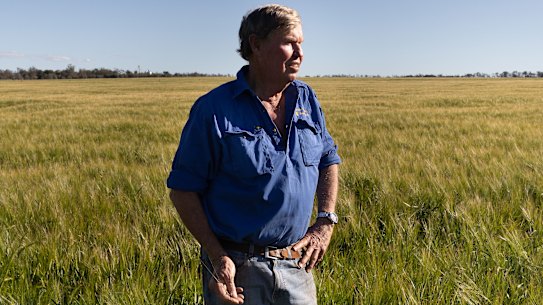 Farmer and irrigator, Malcolm Doolin