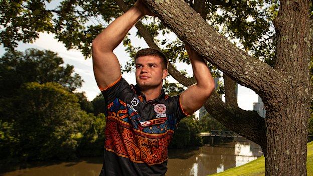 Rising Indigenous All Stars and Roosters teenager Blake Steep.

