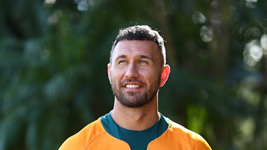 Quade Cooper will play his first Test in more than four years on Sunday.