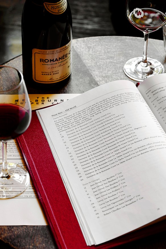 Delve deep into the 70-plus-page wine list.
