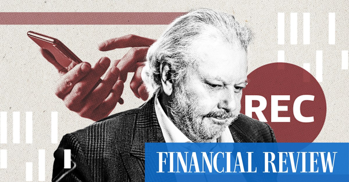 afr.com - Max Mason, Kate McClymont - Recording reveals Richard White's negotiations with WiseTech complainant