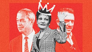Pauline Hanson is a rising star of the global radical right, joining Nigel Farage (left) and Tommy Robinson.