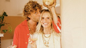 Joffrey Cauchy and Lucy Folk at home in Bronte, Sydney.