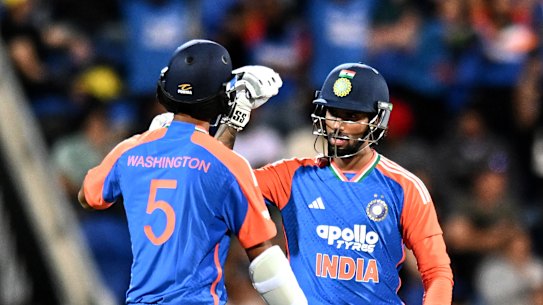 Washington Sundar took India home.