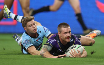 Cameron Munster has been brilliant for Melbourne and loves the Origin arena.