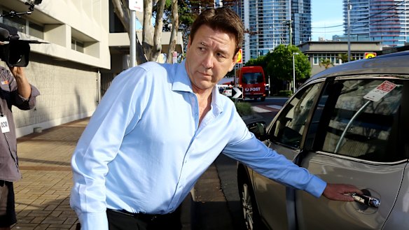 Dreamworld head of engineering Chris Deaves leaves the inquest.