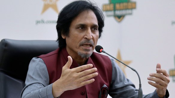 Pakistan Cricket Board chairman Ramiz Raja. 
