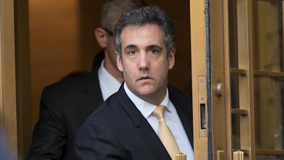 Michael Cohen leaves Federal court.