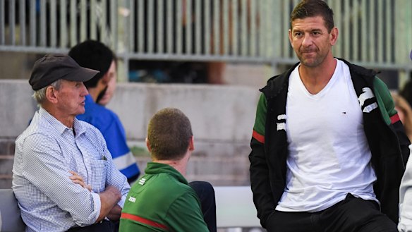 Jason Demetriou, right, is expected to be given full control while Wayne Bennett is in isolation.