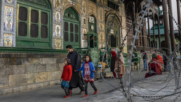 A mosque in Srinagar, India, in the state of Kashmir.. The Kashmir conflict, which once brought India and Pakistan to the brink of nuclear war, has become a bitterly personal, and mostly local, insurgency. 