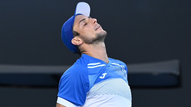 Aleksandar Vukic is out of the Australian Open after a straight sets loss.