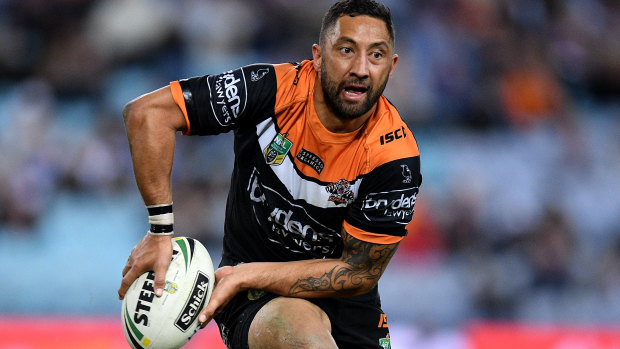 Petrol left in the tank: Benji Marshall will stay with the Tigers for another season with old mate Robbie Farah.