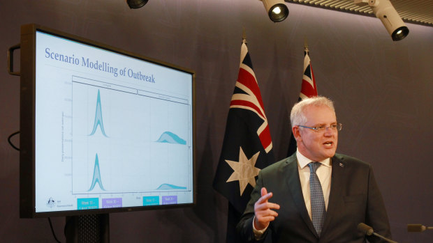 Scott Morrison announces the effective shutdown of international tourism, saying people coming to Australia will have to self-isolate for 14 days.