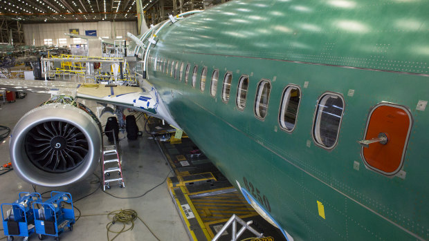 The 737 MAXes are produced in Renton, Washington. 
