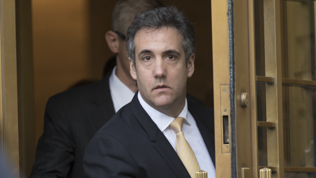 Michael Cohen leaves Federal court.