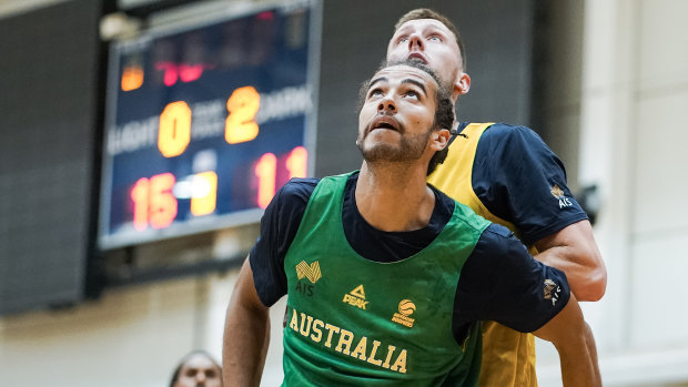  Xavier Cooks put in the hard work at Boomers camp and came away with a World Cup squad spot. 