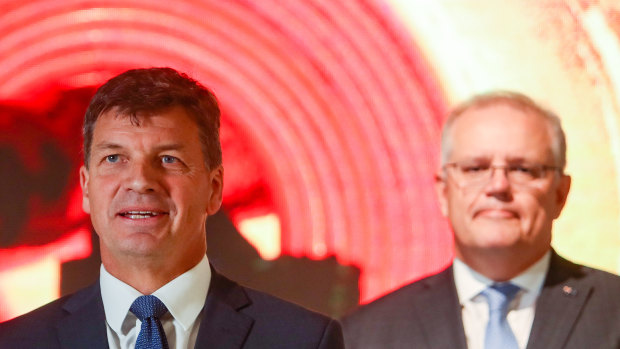 Angus Taylor and Scott Morrison are taking a bet on hydrogen in the government's imminent energy technology road map.