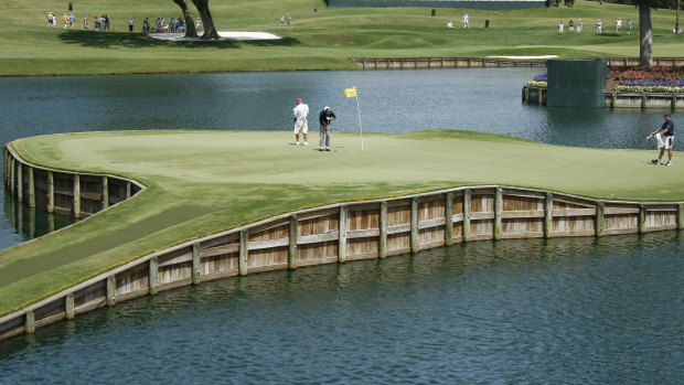 The famous 17th at Sawgrass.
