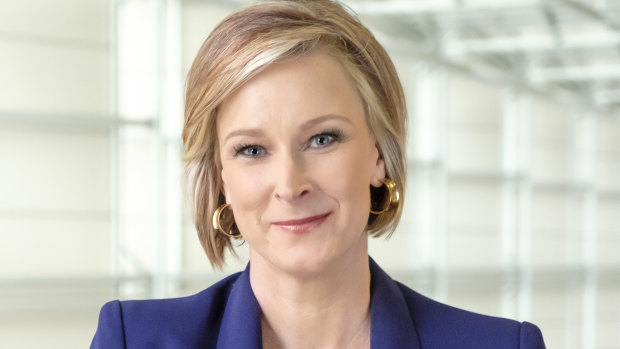 Leigh Sales, the host of the ABC's 7.30, called out an unwelcome kiss. 