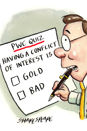 Gold standard: Over 1000 PwC employees have been forced to sit an ethics compliance test.