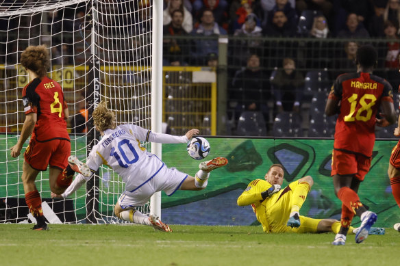 The Euro 2024 group F qualifying soccer match between Belgium and Sweden was abandoned following the shooting. 