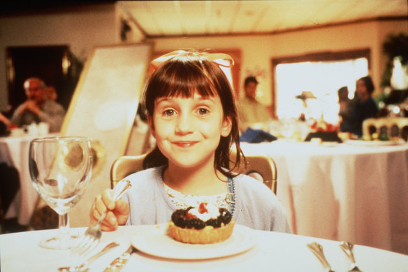 Mara Wilson in 1996 film Matilda.
