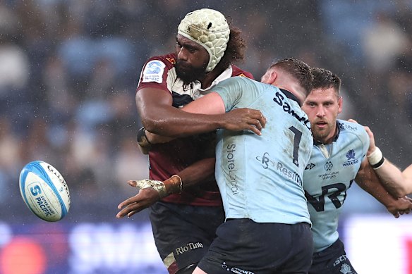 Seru Uru of the Queensland Reds. 