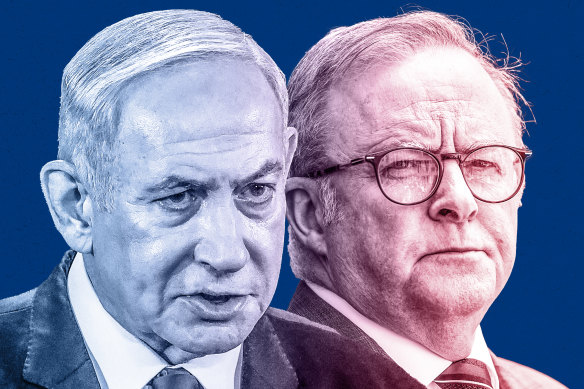 Benjamin Netanyahu’s office has strongly criticised the Albanese government over what Israel says is its lack of support.