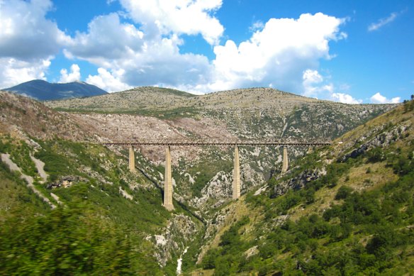 Expect plenty of gasps as you cross the 200-metre-high Mala Rijeka viaduct.