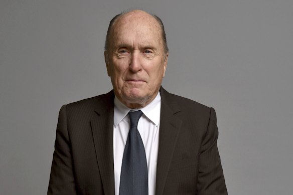 Robert Duvall poses for a portrait during the 87th Academy Awards nominees luncheon in 2015.