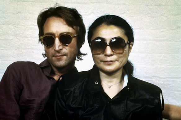 John Lennon and Yoko Ono in 1978.