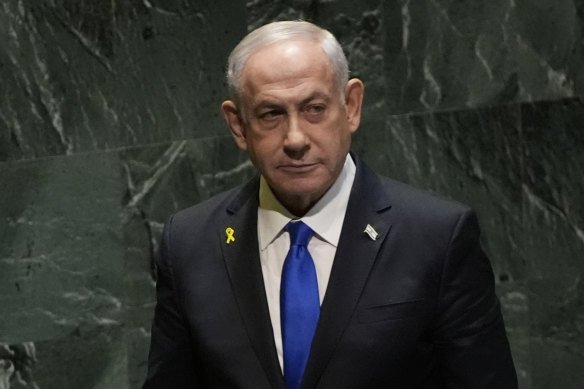 Israeli Prime Minister Benjamin Netanyahu.
