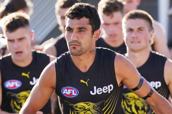 Marlion Pickett at a pre-season match earlier this month.  