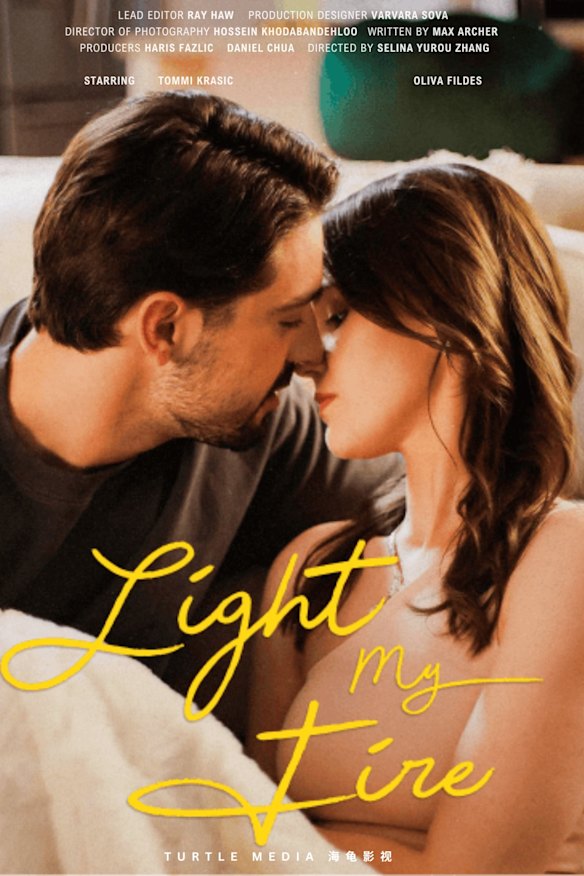 Cliffhangers, romance and crazy shenanigans: Turtle Media’s Light My Fire micro-drama poster.