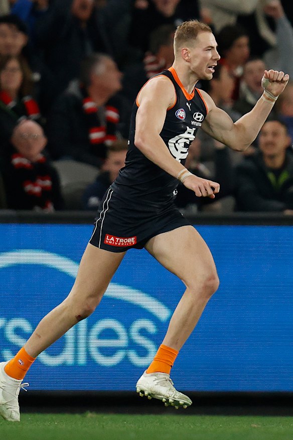 Harry McKay’s body language needs work.