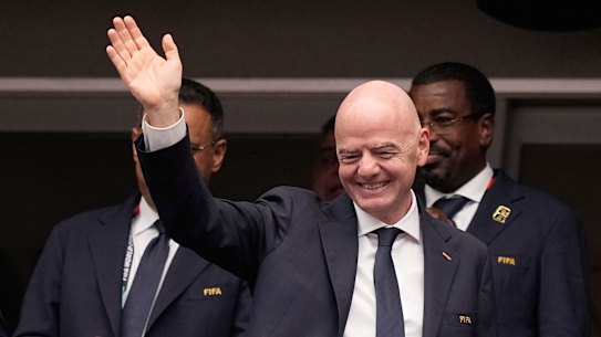 Gianni Infantino esteve em todos os lugares durante a Copa do Mundo.