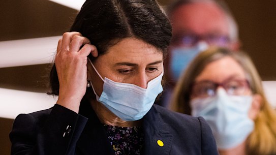 Premier Gladys Berejiklian announced a suite of restrictions would ease once NSW hit 70 per cent full vaccination.