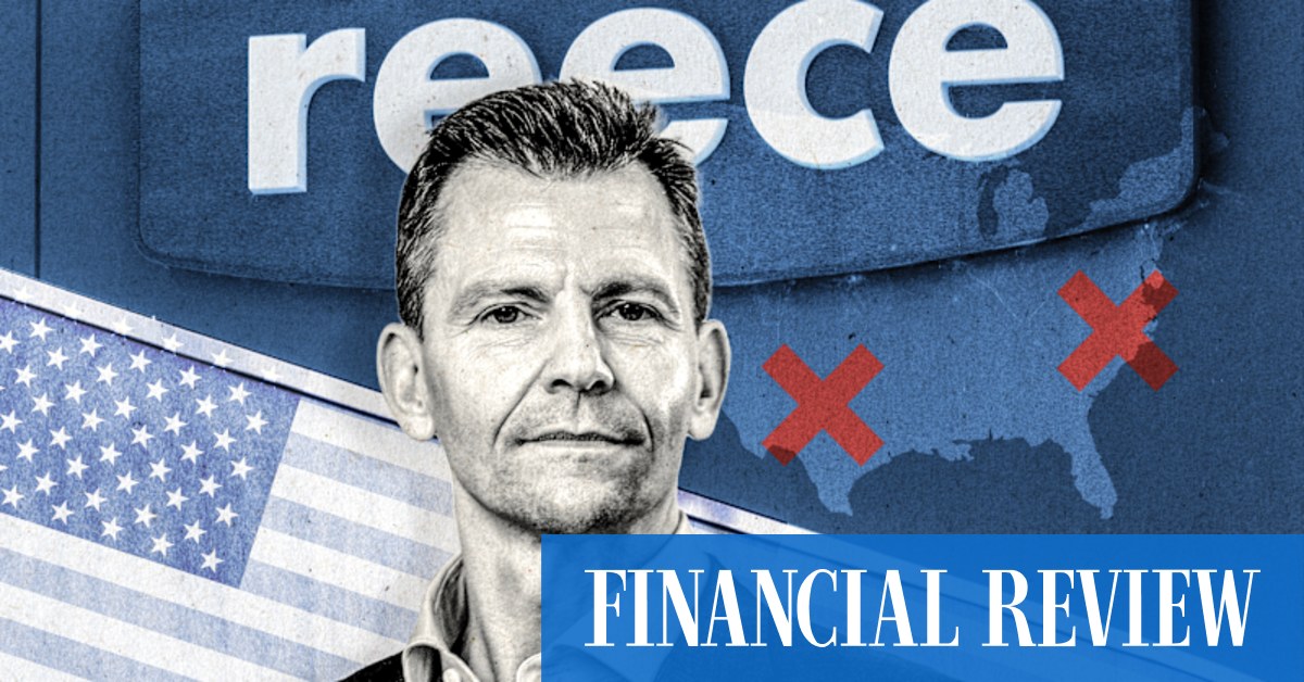 afr.com - Simon Evans - Once a market darling, Reece finds itself stuck in American nightmare