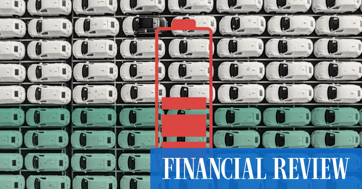 afr.com - Ronald Mizen - EVs, hybrids grab half the market as fuel shock sparks surge in sales