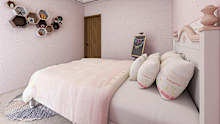 Light colours make small rooms feel more spacious by reflecting light.