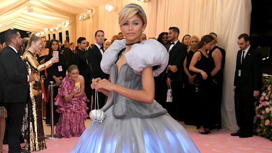 Zendaya as Cinderella at the 2019 Met Gala, where the theme for the accompanying exhibition was ‘Camp: Notes on Fashion.’