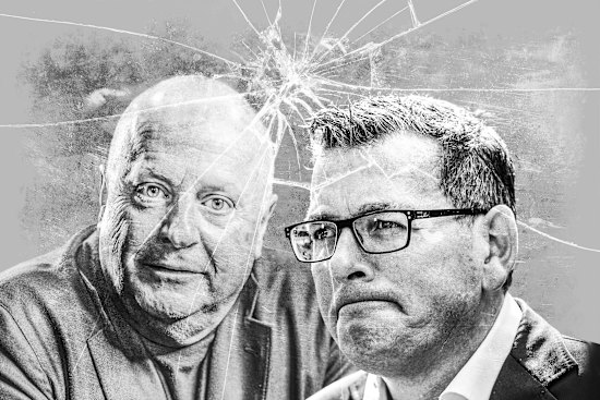 Chris Lucas took on then-premier Daniel Andrews during COVID.