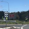 Motorcylist's leg severed 'above the knee' after hitting guard rail on Gold Coast