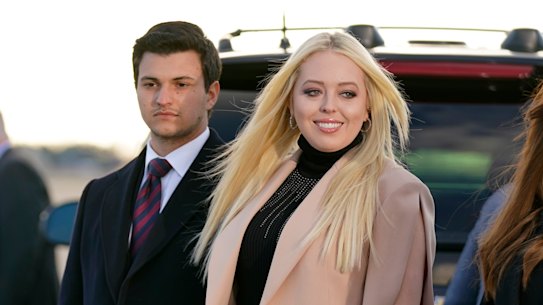 Michael Boulos and Tiffany Trump in 2021.